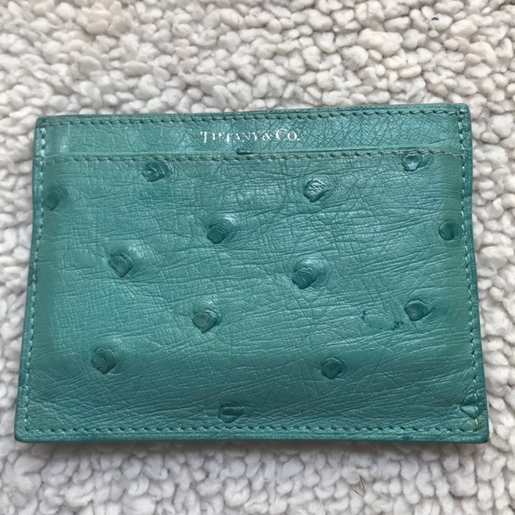 Tiffany & Co. Handbags - Tiffany and Co ostrich card holder